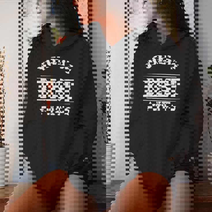 World's Best Wife 面白いウェディングギフトシャツ レディースパーカー 彼女への贈り物