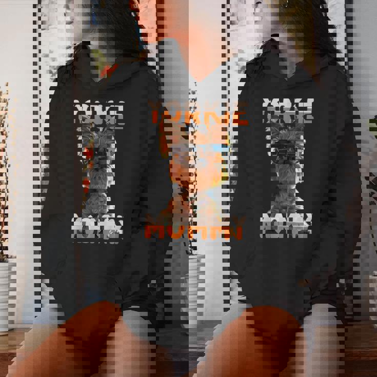 Yorkie Mommyヨーキー ママ 母親 母の日 ママ かわいい ヨークシャー・テリア レディースパーカー 彼女への贈り物