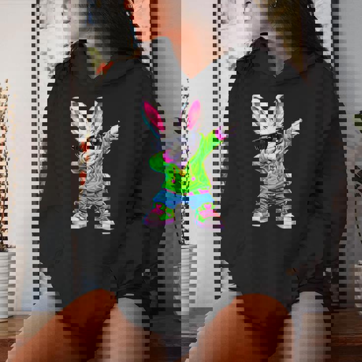 かわいい アニメ ダビングバニー ウサギ ハッピー イースター 男の子 女の子 キッズ レディースパーカー 彼女への贈り物