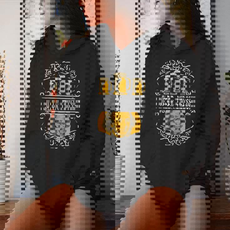 オクトーバーフェスト I Love Beer Bier & Classical Music レディースパーカー 彼女への贈り物