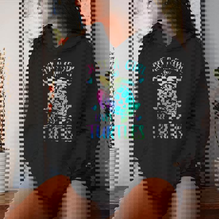 カメが大好きなただの女の子 かわいいパステルカメ レディースパーカー 彼女への贈り物