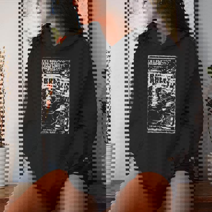 ハロウィンホラーナイト フランケンシュタイン&フランケンシュタインの花嫁 レディースパーカー 彼女への贈り物