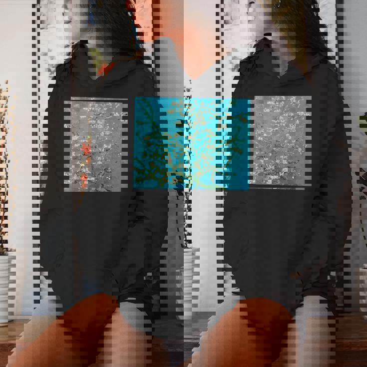 ヴィンセント・ファン・ゴッホ、アーモンドの花 レディースパーカー 彼女への贈り物