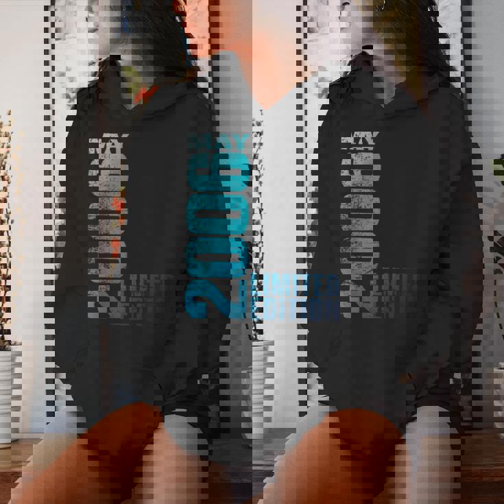 ヴィンテージ2006年5月18歳の男の子の女の子18歳の誕生日 レディースパーカー 彼女への贈り物