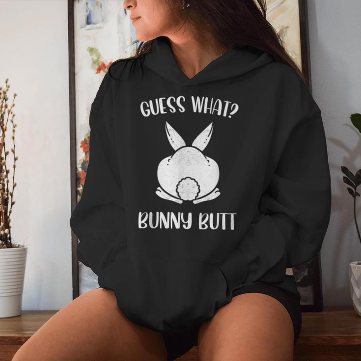 面白いイースタージョークguess What Bunny Butt メンズ レディース レディースパーカー 彼女への贈り物