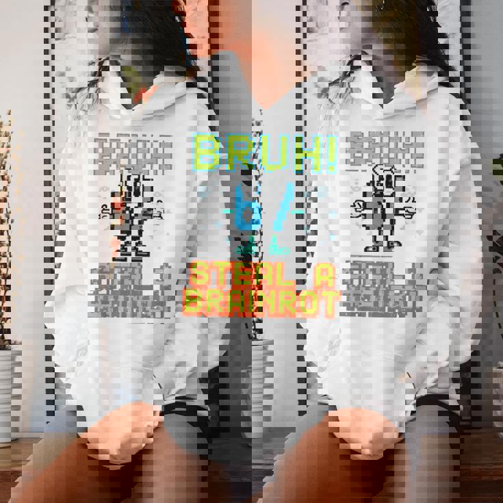 67 Bruhteal A Brainrot Meme 6 7 男の子 女の子 キッズ ユース レディースパーカー 彼女への贈り物