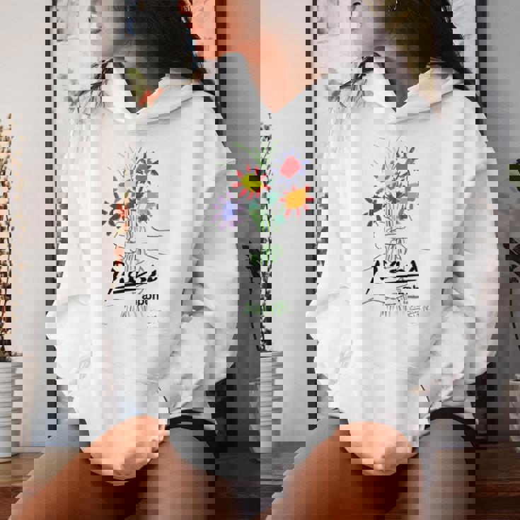 パブロ・ピカソ 平和の花 作品 描画 Papl2192 レディースパーカー 彼女への贈り物