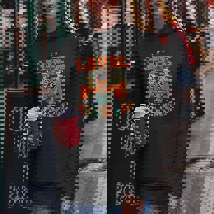 21歳の誕生日プレゼント 21歳 男性と女性、ビデオゲーム 2000年生まれ レディースパーカー 面白い贈り物