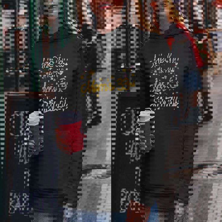 33 歳 母の誕生日 It's My Mom's 33Rd Birthday 長袖tシャツ レディースパーカー 面白い贈り物