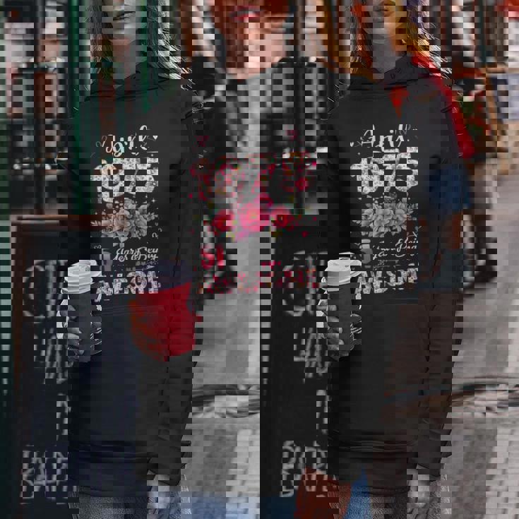 51歳 1975年4月 花柄 51歳 誕生日 男性 女性 レディースパーカー 面白い贈り物