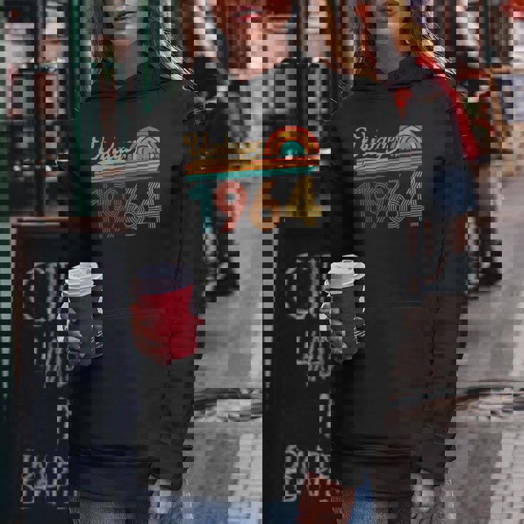 62歳の誕生日プレゼント 62歳 男性 女性 レトロ ヴィンテージ 1964 レディースパーカー 面白い贈り物