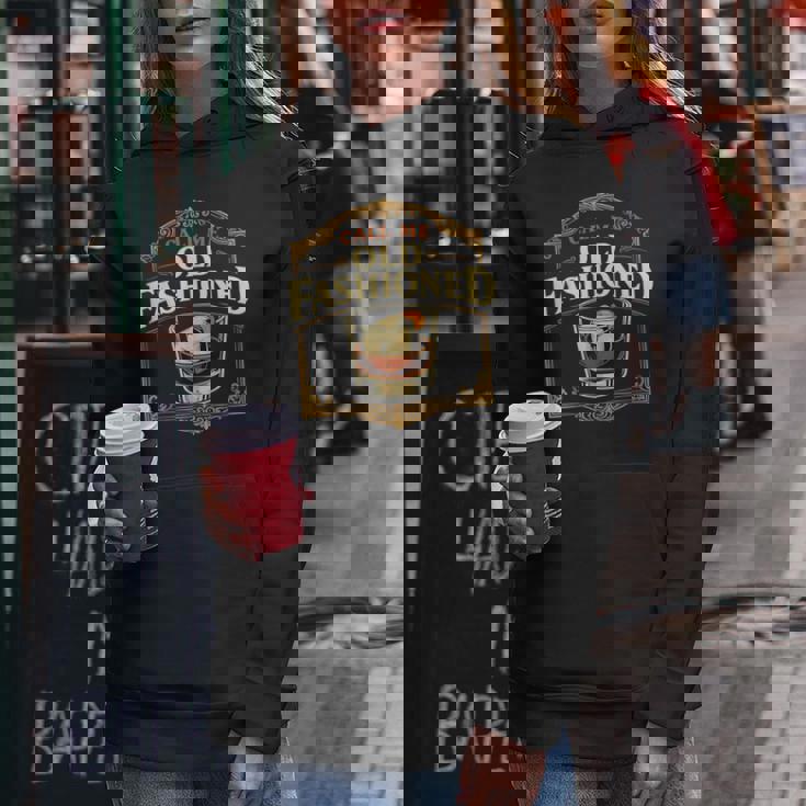 Call Me Old Fashioned Whiskey カクテル ドリンク ミクソロジスト レディースパーカー 面白い贈り物