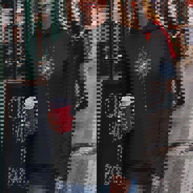 Cute Be Kind タンポポ タトゥー 矢 呼吸パターン レディースパーカー 面白い贈り物