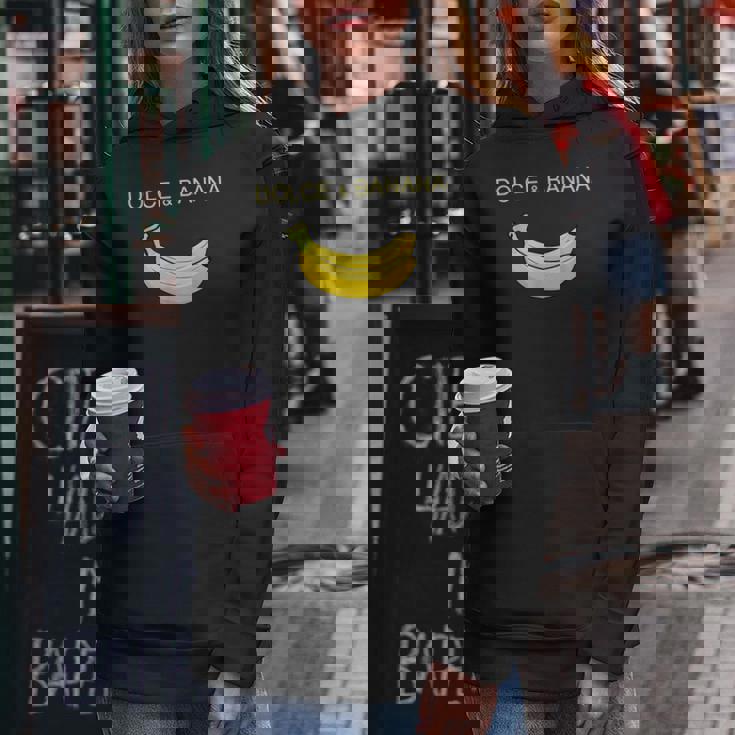 Dolce And Banana ファニーキュートグラフィックデザインバナナtシャツ レディースパーカー 面白い贈り物