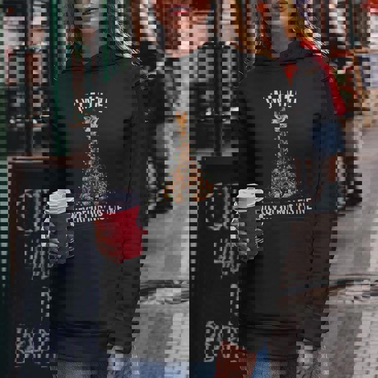 Giraffe Christmas I'm Fine Everything Is Fine Wildlife Women's Hoodie Unique Gifts Giraffe Christmas I'm Fine Everything Is Fine Wildlife Women's Hoodie Unique Gifts