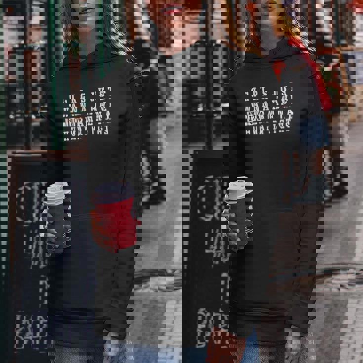 Girls Just Wanna Have 基本的な人権 レディースパーカー 面白い贈り物