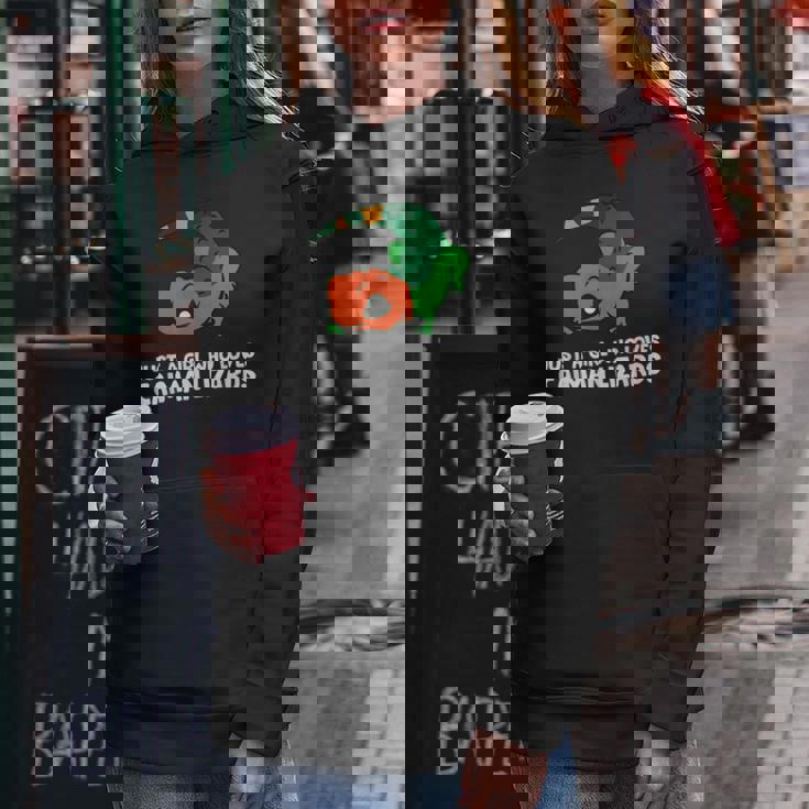 Just A Girl Who Loves Caiman Lizards ファニーカイマントカゲ レディースパーカー 面白い贈り物