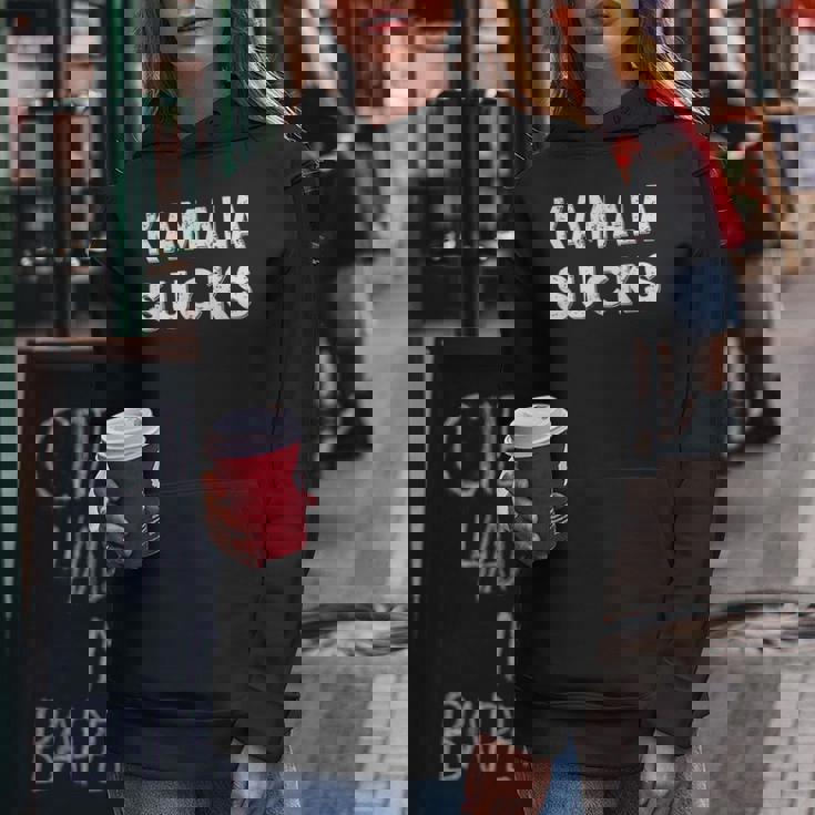 Kamalaucks Kamala Harrisucks And Women レディースパーカー 面白い贈り物