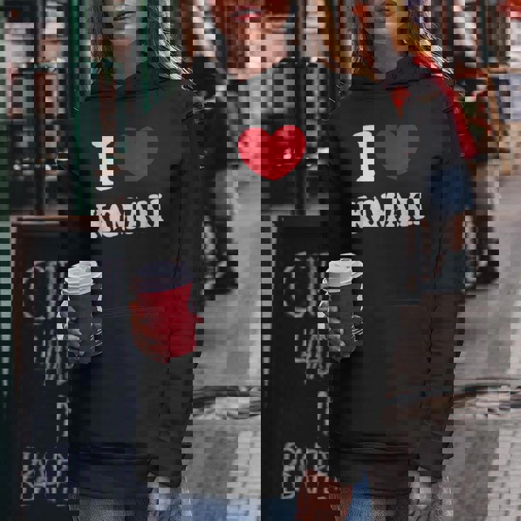 I Love Komaki アイラブ小牧 レディースパーカー 面白い贈り物