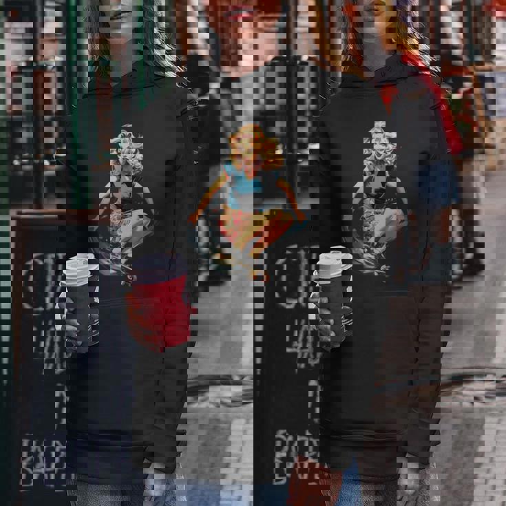 Pinup Girl スケートボード レディースパーカー 面白い贈り物