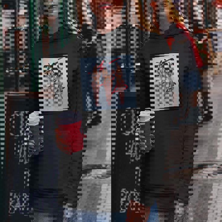 Pinup Girl 男性用 「Seeing Triple」 長袖tシャツ レディースパーカー 面白い贈り物