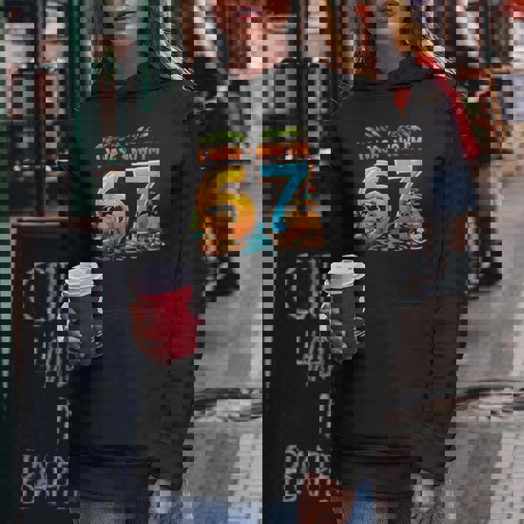 I Was 6 Now I'm 7 Birthday 67 Meme Capybara キッズ 男の子 女の子 レディースパーカー 面白い贈り物