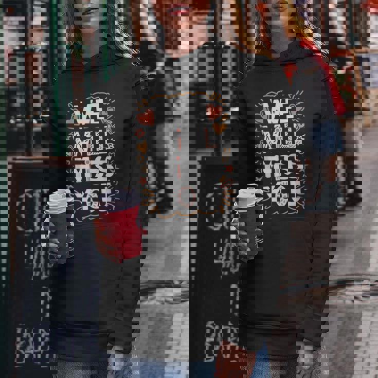 We Will Miss You 送別メッセージ 同僚 退職会 レディースパーカー 面白い贈り物