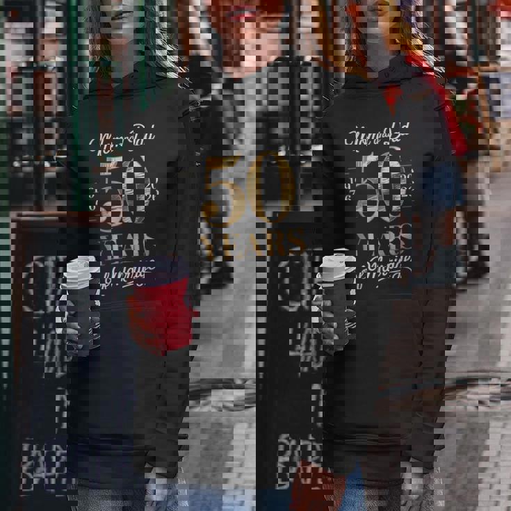 お父さんとお母さんの結婚 50 周年記念 1976 年から 2026 年まで レディースパーカー 面白い贈り物