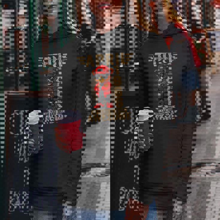 オンバック 4月60日 誕生日 男性 女性 1966年 テディベア レディースパーカー 面白い贈り物