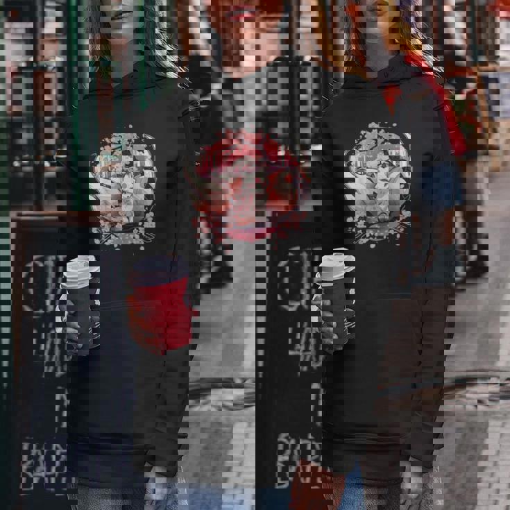 キツネ キツネ 九尾キツネ 桜花 レディースパーカー 面白い贈り物