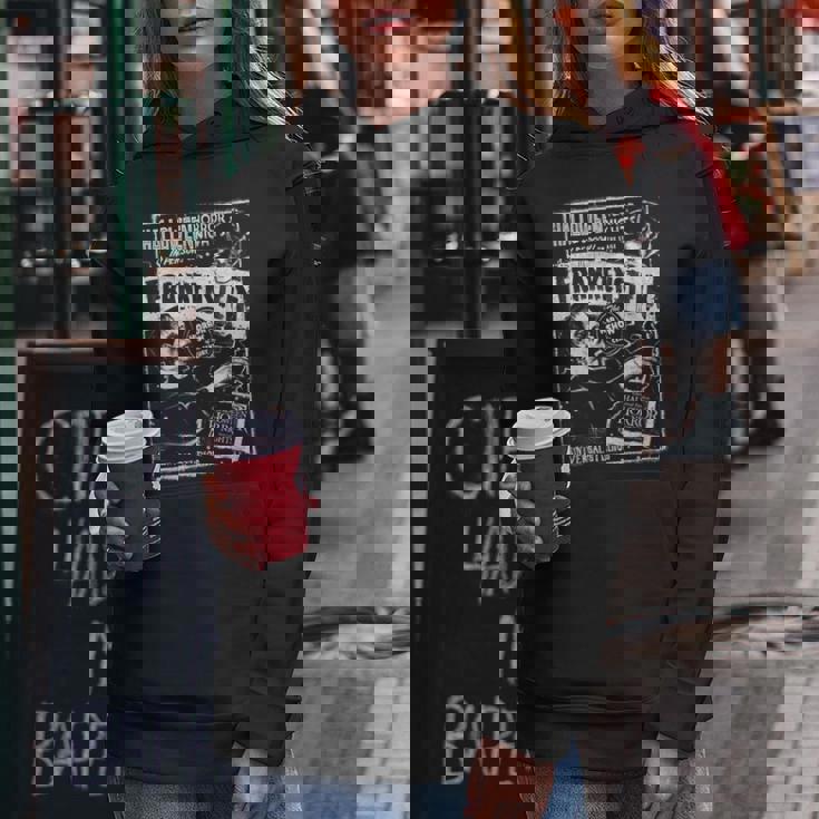 ハロウィンホラーナイト フランケンシュタイン&フランケンシュタインの花嫁 レディースパーカー 面白い贈り物