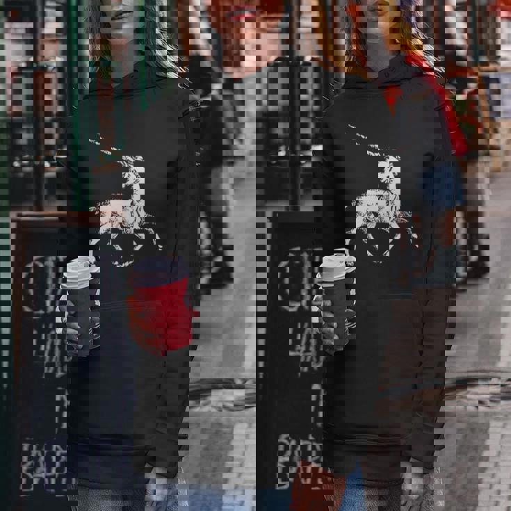 ユニコーン 神話上の生き物 おとぎ話 ファンタジー ヴィンテージ 古い Unicorn Fairy Tale Horse 長袖tシャツ レディースパーカー 面白い贈り物