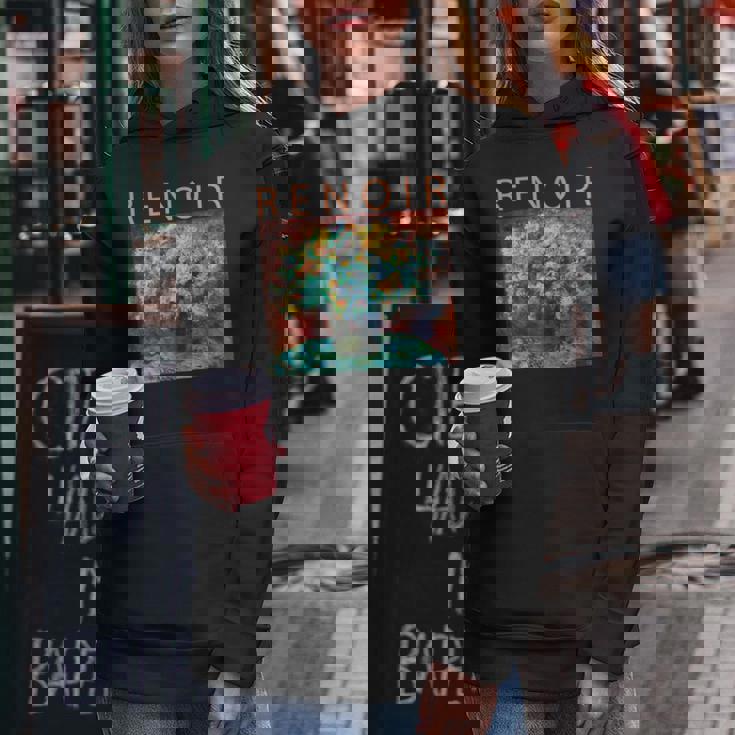 ルノワール 面白いtシャツ 名作アート 菊の花 絵画 メンズ レディース 面白い 服 美術 おもしろ レディースパーカー 面白い贈り物