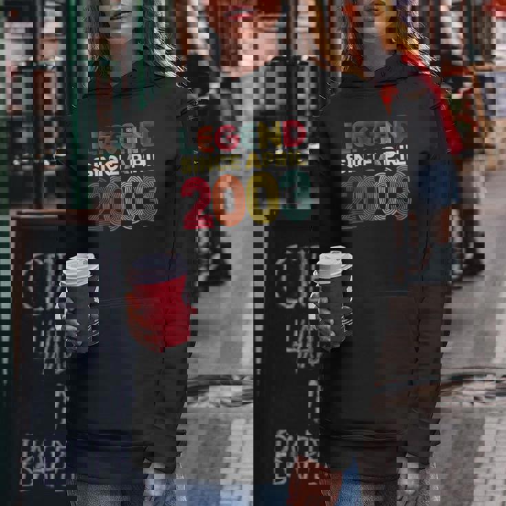 レジェンド 2003年4月 23歳の誕生日 男性 女性 23歳 レディースパーカー 面白い贈り物