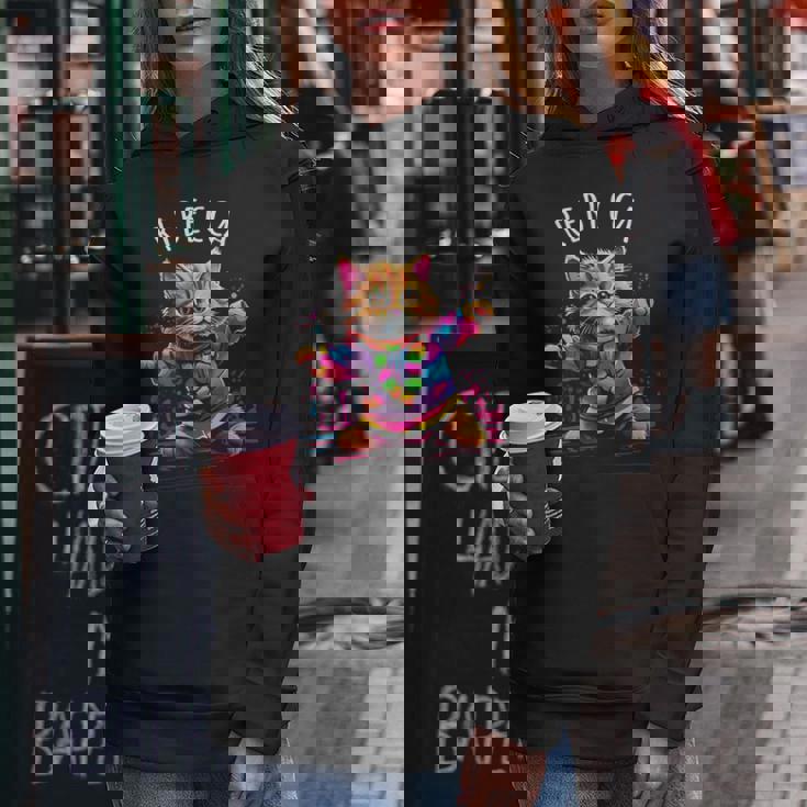 レベッカ 踊る子猫デザイン 女の子 名前 レベッカ レディースパーカー 面白い贈り物