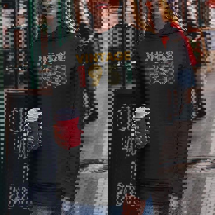 ヴィンテージ 1951 75 歳の誕生日プレゼント 男性 女性 75 歳 レディースパーカー 面白い贈り物