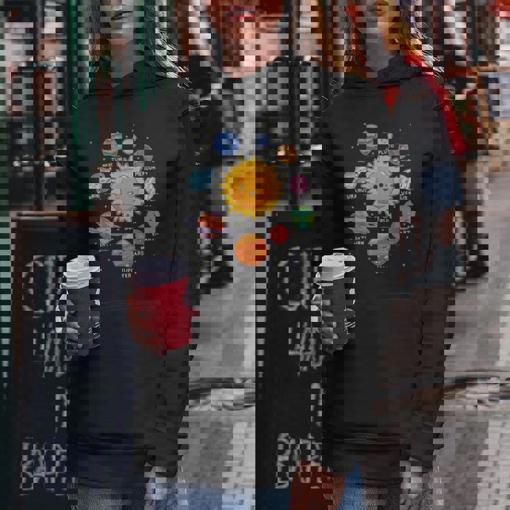 太陽系 惑星 宇宙 惑星 男の子 女の子 幼児 レディースパーカー 面白い贈り物