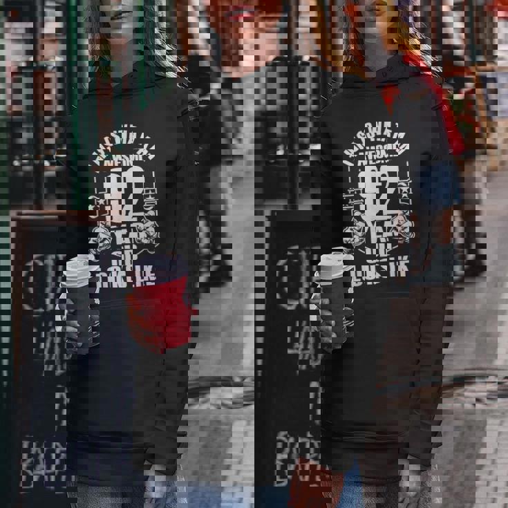 男性、女性、92歳の誕生日への92歳の誕生日プレゼント レディースパーカー 面白い贈り物