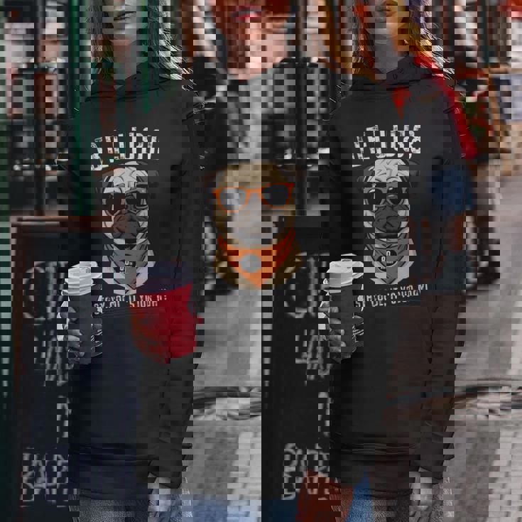 米寿祝い 犬 パグ サングラス 父 男性 女性 母 犬好き 米寿 お祝い 88歳 おもしろ おもろい 長袖tシャツ レディースパーカー 面白い贈り物