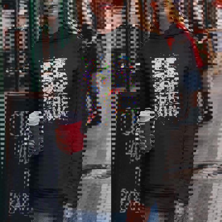 面白い 55 歳 若い55歳の誕生日おめでとうシャツ 男性用 女性用 レディースパーカー 面白い贈り物