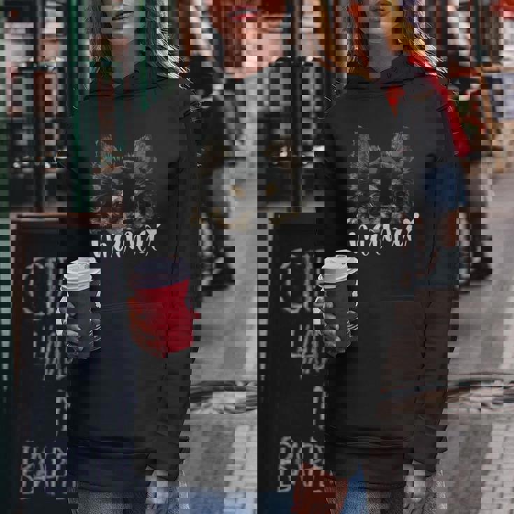 黒 チワワ ママ ロングヘア チワワ ママ チワワ 女の子 長袖tシャツ レディースパーカー 面白い贈り物