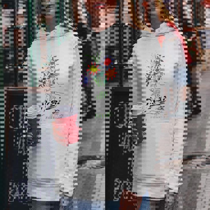 パブロ・ピカソ 平和の花 作品 描画 Papl2192 レディースパーカー 面白い贈り物