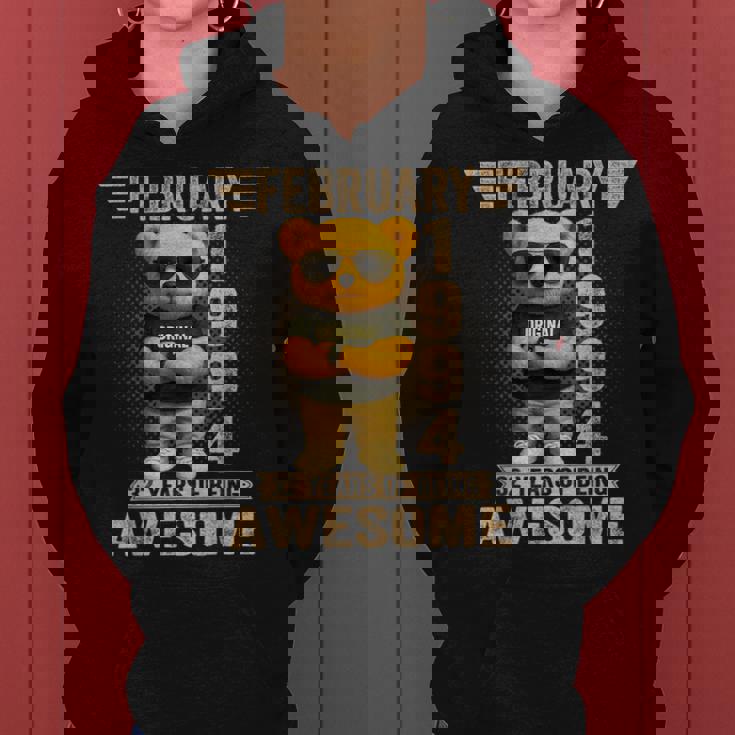 32歳 1994年2月 テディベア 32歳 誕生日 男性 女性 レディースパーカー