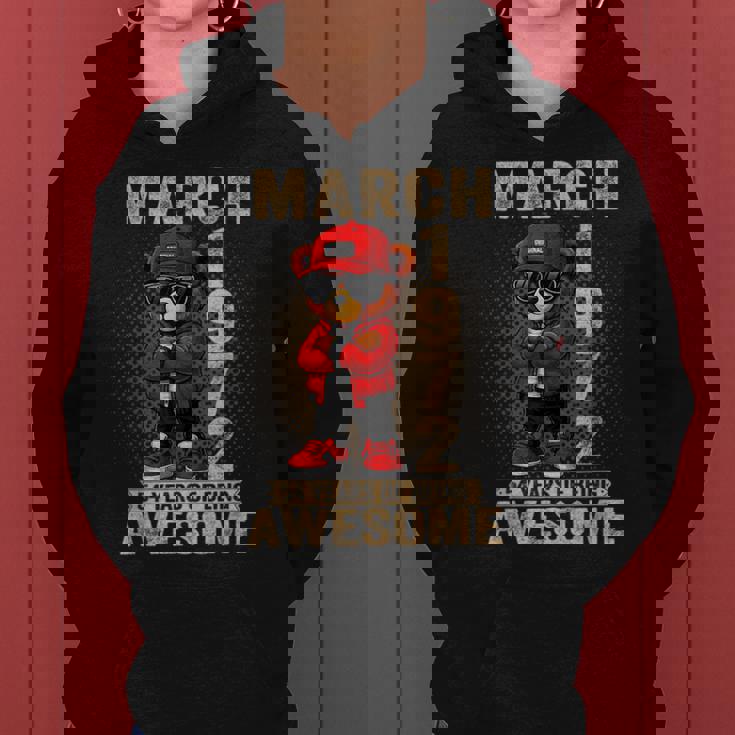 3月 54歳の誕生日 男性 女性 1972年 素晴らしいテディベア レディースパーカー