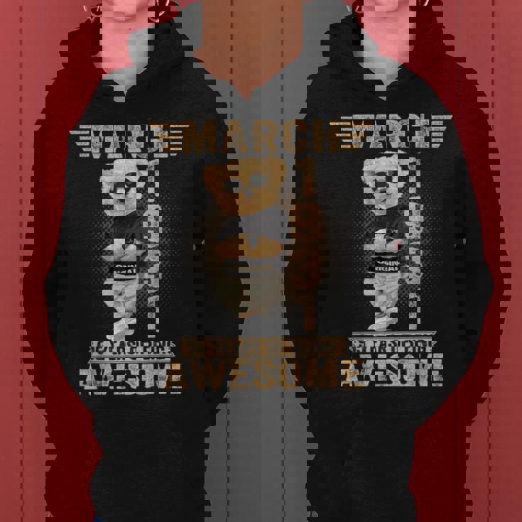 3月95歳の誕生日 男性 女性 1931年 素晴らしいテディベア レディースパーカー