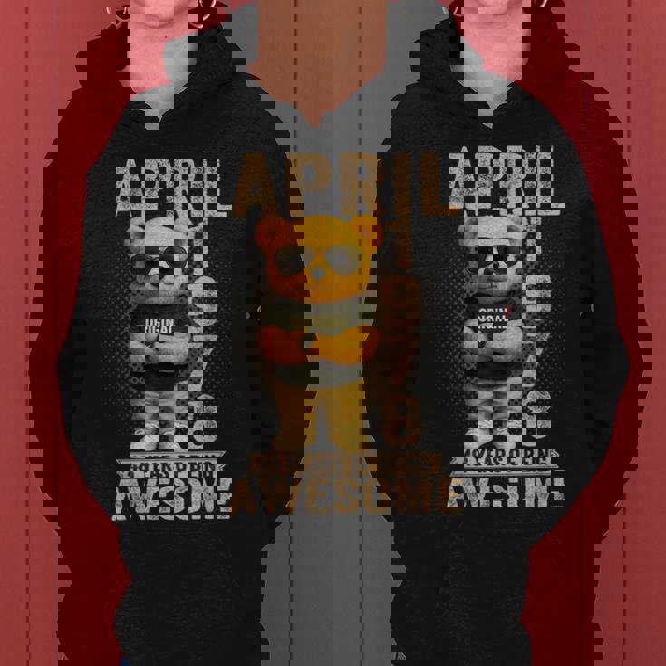 48歳 1978年4月 テディベア 48歳 誕生日 男性 女性 レディースパーカー