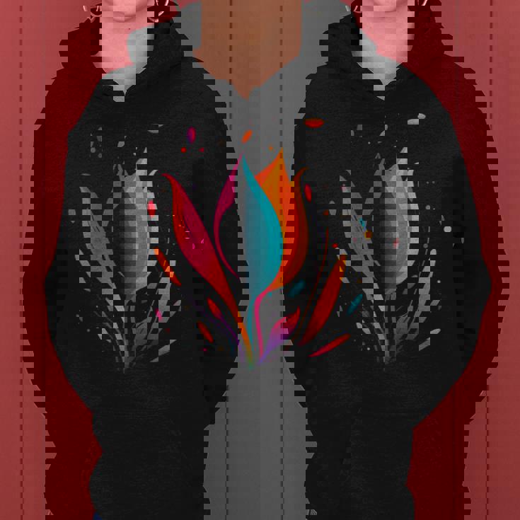 5月 誕生日 チューリップ 花 春 チューリップ 白 花 女の子 レディースパーカー