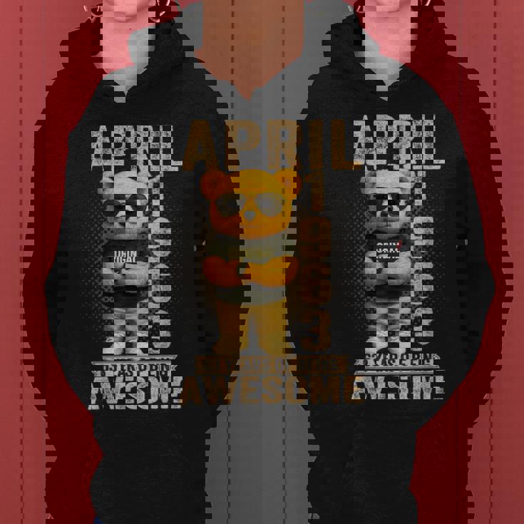 63歳 1963年4月 テディベア 63歳 誕生日 男性 女性 レディースパーカー