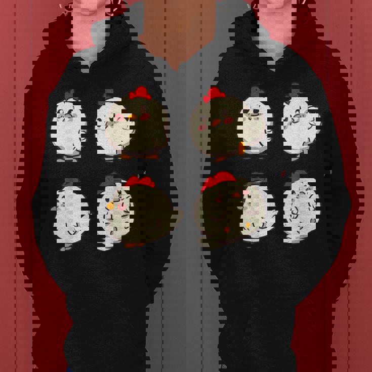 Chicken Chickens Cute Kawaii Anime Kawaii Japan レディースパーカー