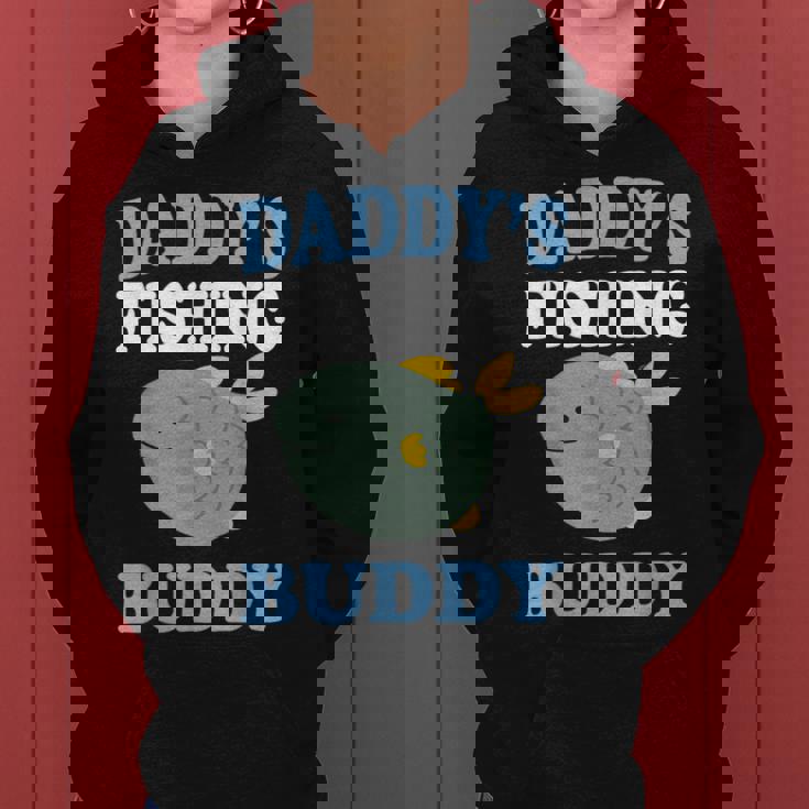 Daddy's Fishing Buddyon Daughter ギフトtシャツ レディースパーカー